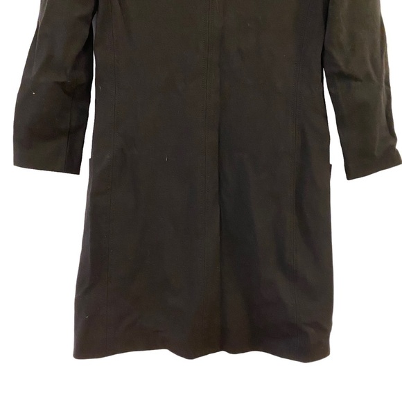 Theory Erimenthia Three-Quarter Black Sleeve Fixture Ponte Shirt Minidress Small - Picture 6 of 11